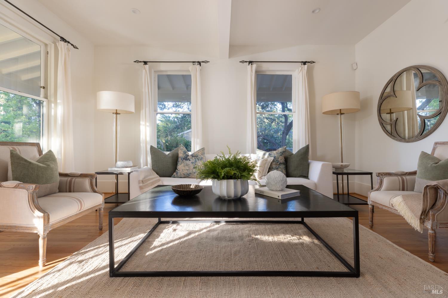 1410 Adams Street St. Helena, CA 94574 - Photo 10 of 46 a living room with furniture and a potted plant