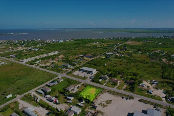 a view of a city with ocean view