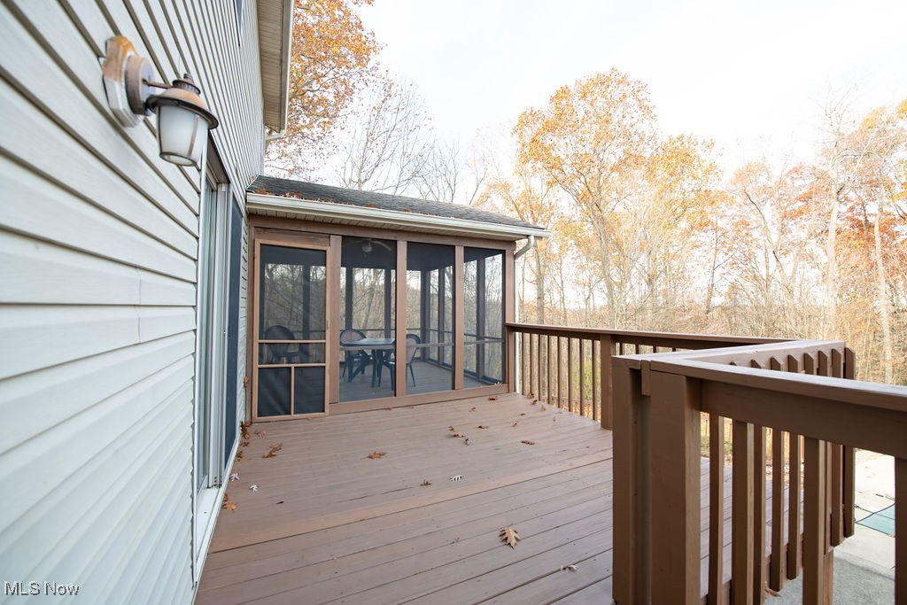 5316 Green Ridge Road Southeast New Philadelphia, OH 44663 - Photo 42 of 50 Deck area with screened in porch