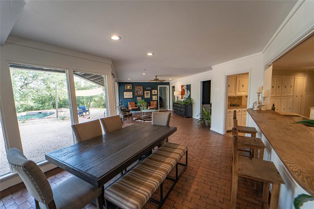 4 Sendero Road Breckenridge, TX 76424 - Photo 11 of 38 Charming dining space, overlooking the grounds!