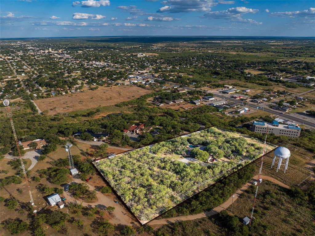 4 Sendero Road Breckenridge, TX 76424 - Photo 37 of 38 Aerial overview of property sitting on 4.82 secluded acres, minutes from lake, golf, shopping and schools!
