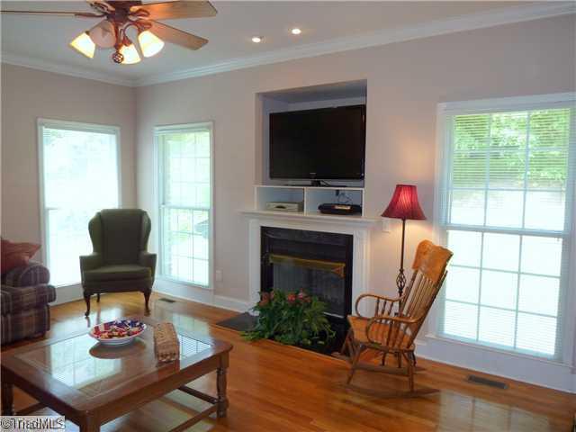 327 Beech Ridge Road Thomasville, NC 27360 - Photo 6 of 13 Den/Family/Great Room. Den with Gas FPlace and TV Alcove. Overlooks the back yard. Den right off Kitchen area.