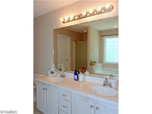 327 Beech Ridge Road Thomasville, NC 27360 - Photo 9 of 13 Master Bath/Spa. Double vanities, Garden Tub,Separate shower in Master Bath with Linen Closet