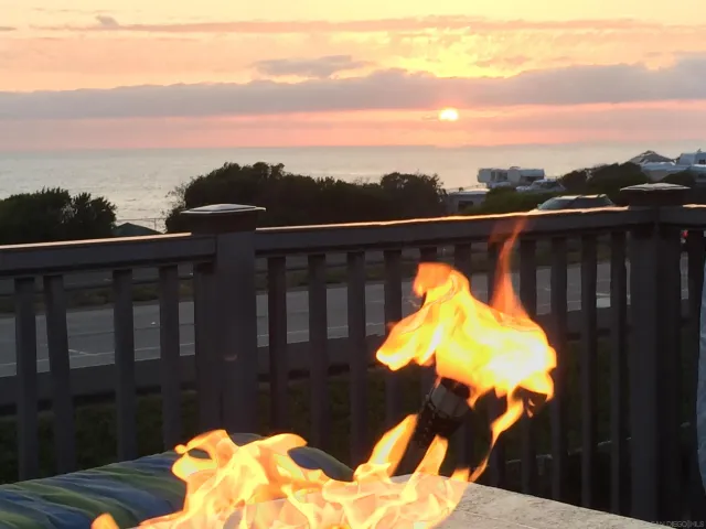a view of swimming pool from a balcony