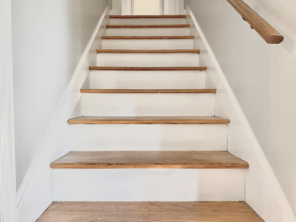 4119 Canady Street Columbus, GA 31909 - Photo 13 of 34 Stairs with freshly refinished hard wood
