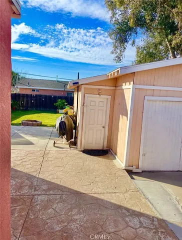 a view of a room with a patio