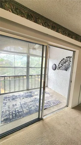 a view of a door of a house