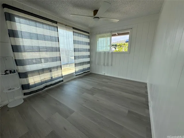 en empty room with windows