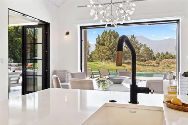 a view of a street with houses