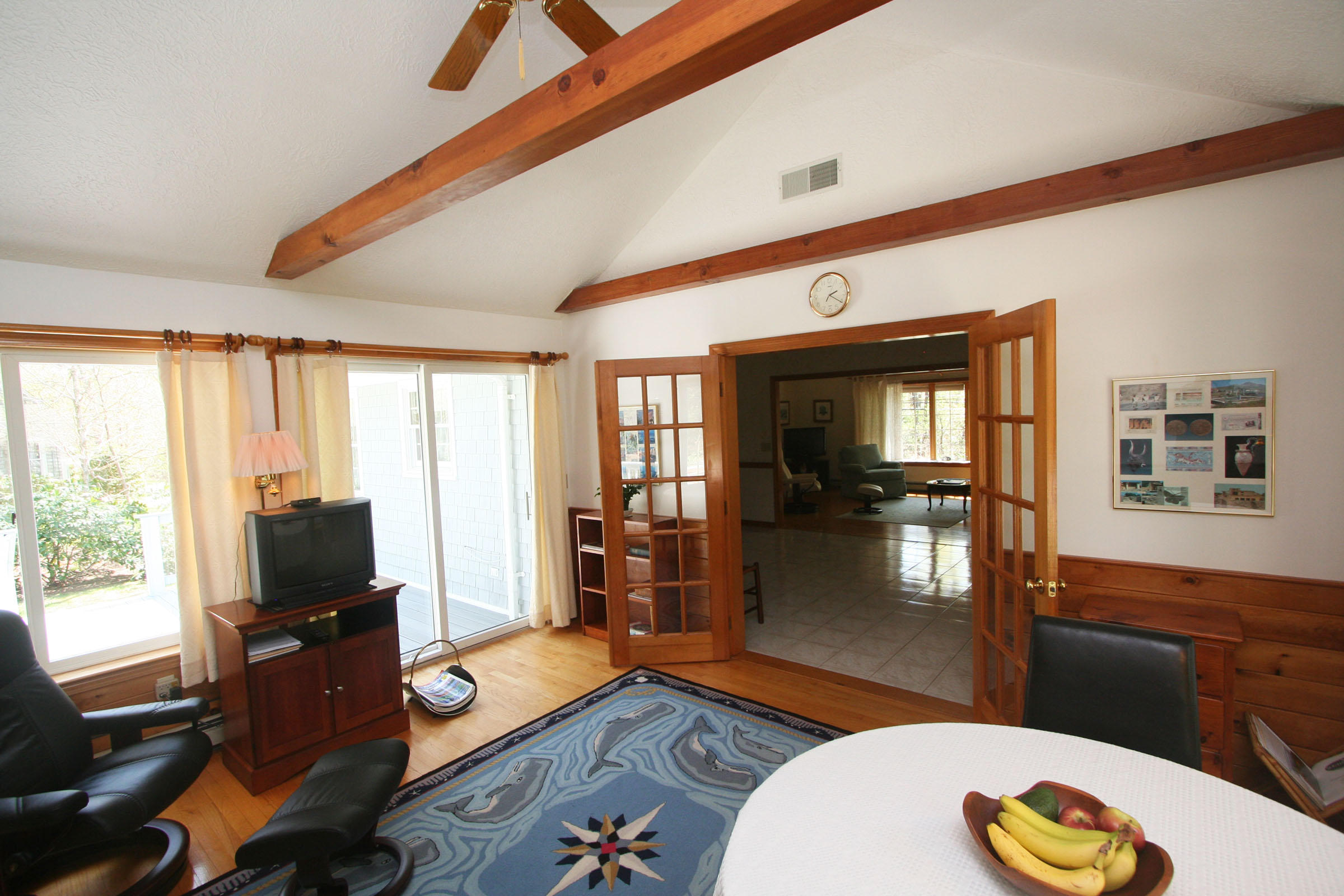 1387 Old Post Road Marstons Mills, MA 02648 - Photo 7 of 22 a living room with furniture and a flat screen tv