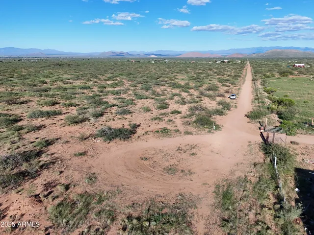 a view of an outdoor space with mountain view