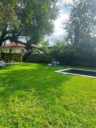 a view of a green field