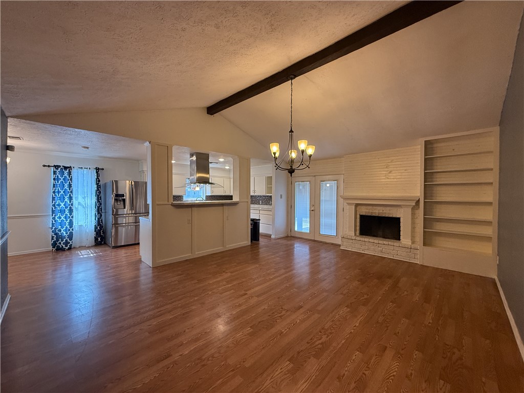10502 Hemlock Road Corpus Christi, TX 78410 - Photo 8 of 31 a view of a kitchen with a sink and a fireplace