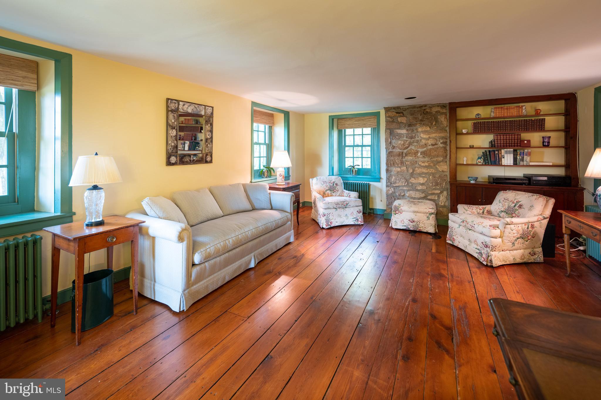 6524 Upper York Road New Hope, PA 18938 - Photo 15 of 40 Original Wide Plank Hardwood Floors-Refinished