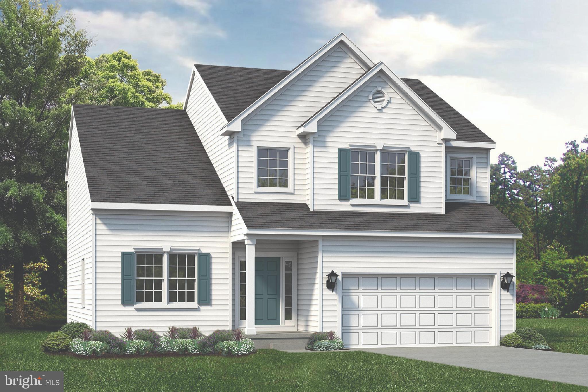 180 Locktown Sergeantsville Road Stockton, NJ 08559 - Photo 24 of 27 a front view of a house with a yard and garage