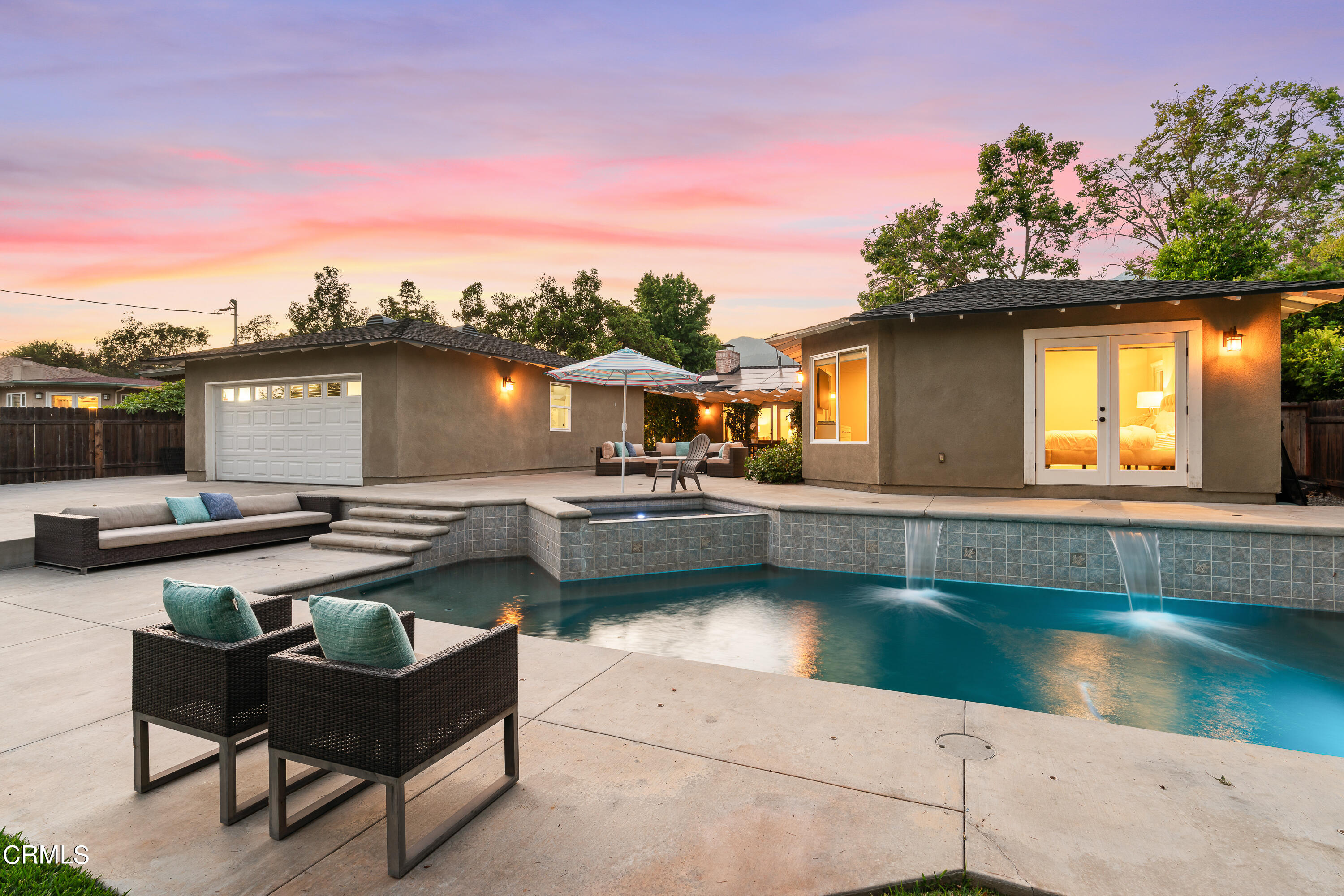 3760 Hampton Road Pasadena, CA 91107 - Photo 22 of 22 a view of a swimming pool with a lounge chair