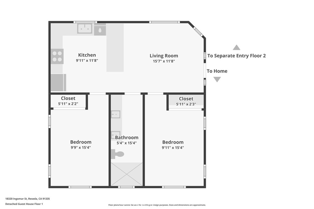 18320 Ingomar Street Reseda, CA 91335 - Photo 73 of 75 First floor - detached ADU