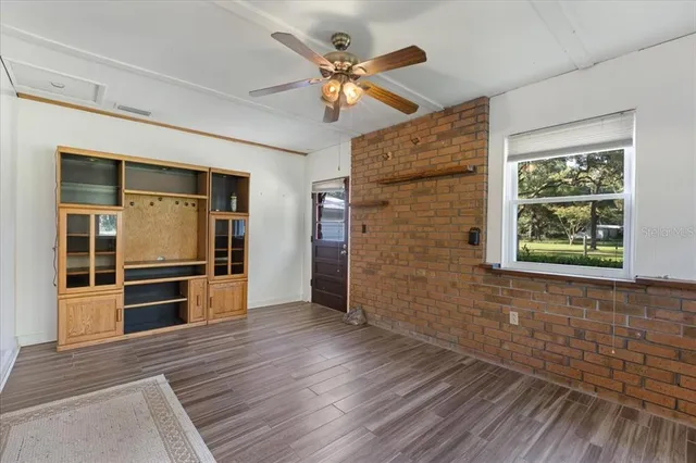 a view of an empty room