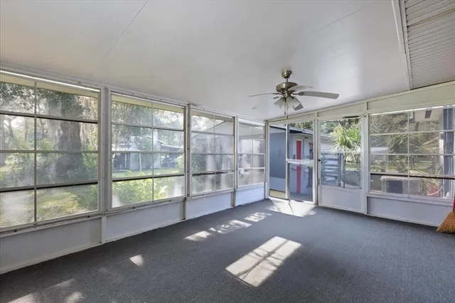 a view of a livingroom with furniture