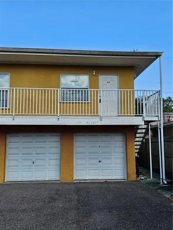 a view of a house with a balcony