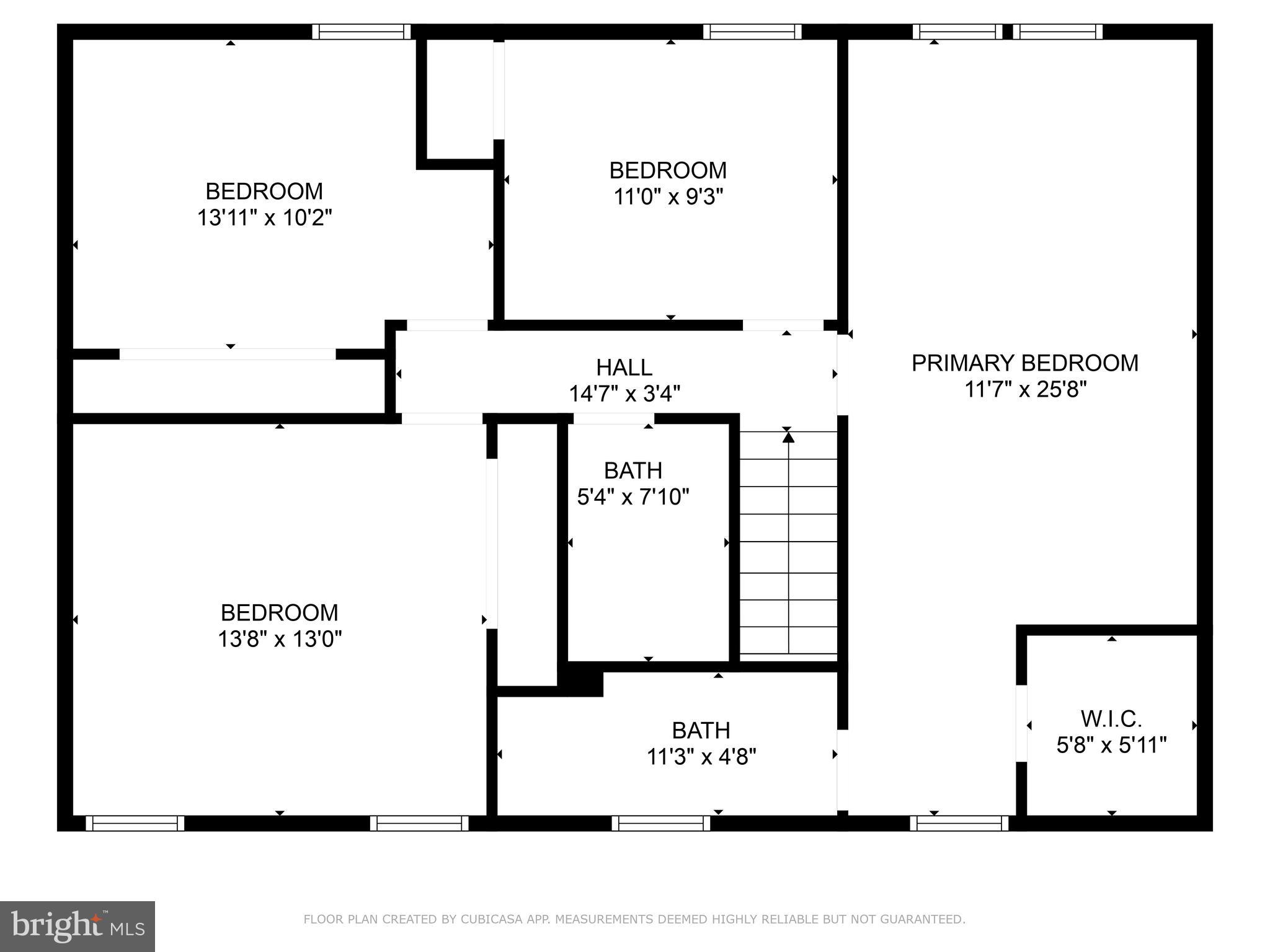 60 Buck Road Stafford, VA 22556 - Photo 48 of 49 upper level floorplan