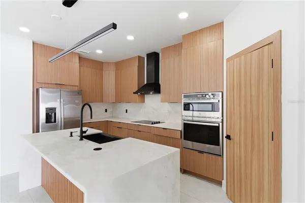 a view of a backyard with a garden