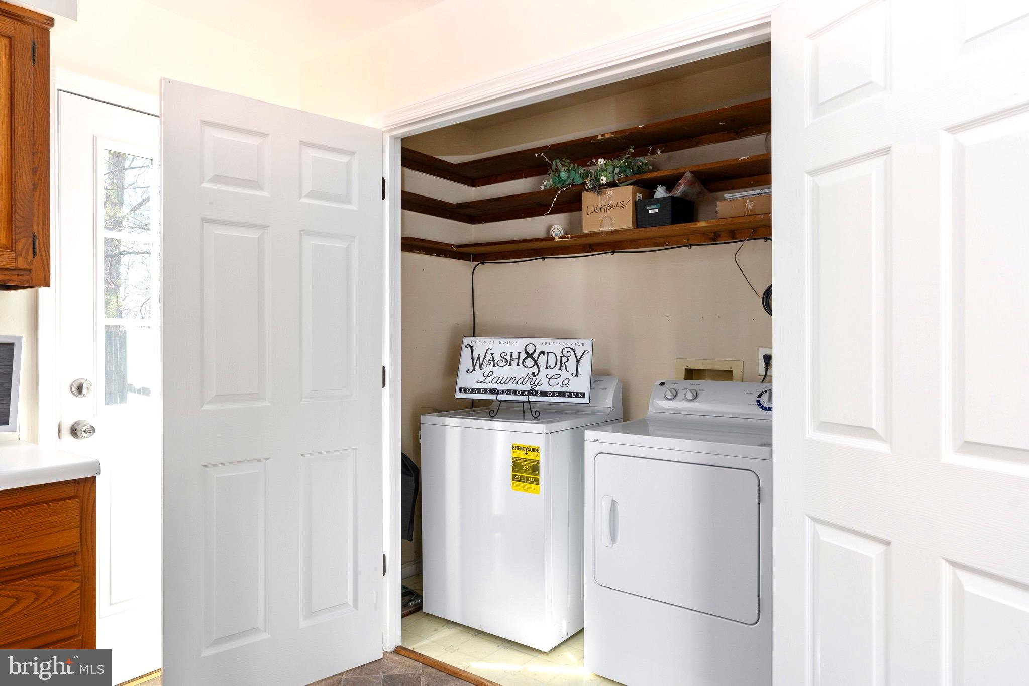 5527 Smith Station Road Fredericksburg, VA 22407 - Photo 25 of 49 Convenient Laundry Area Right in the Kitchen