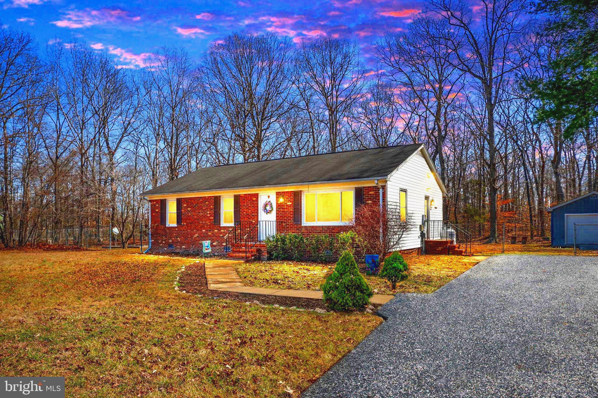 5527 Smith Station Road Fredericksburg, VA 22407 - Photo 7 of 49 Your "Canopy View" in The Evening