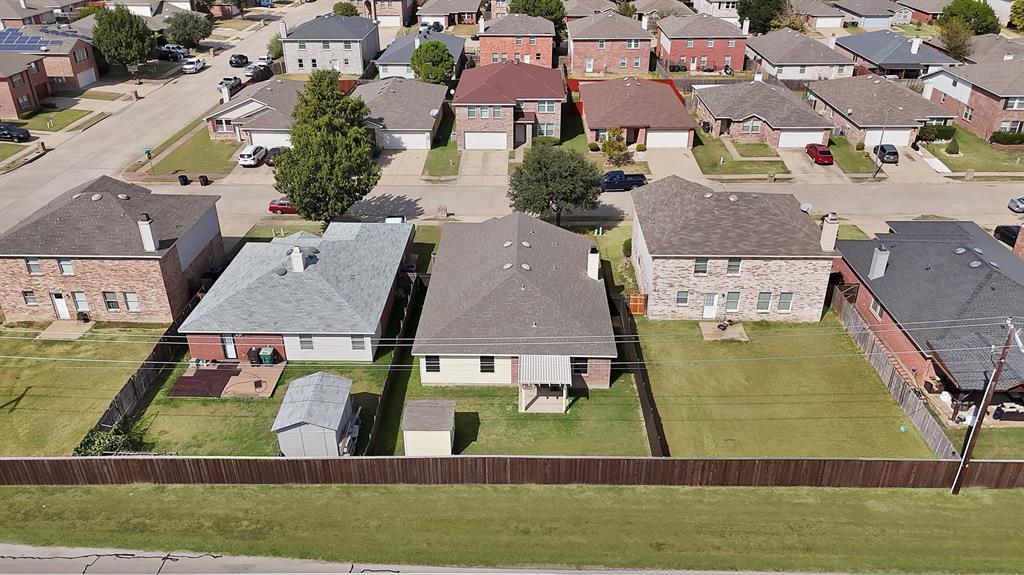 4021 German Pointer Way Fort Worth, TX 76123 - Photo 7 of 38 an aerial view of residential houses with outdoor space and swimming pool