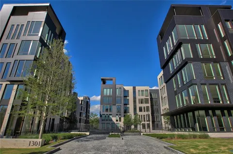 a view of buildings in front of house