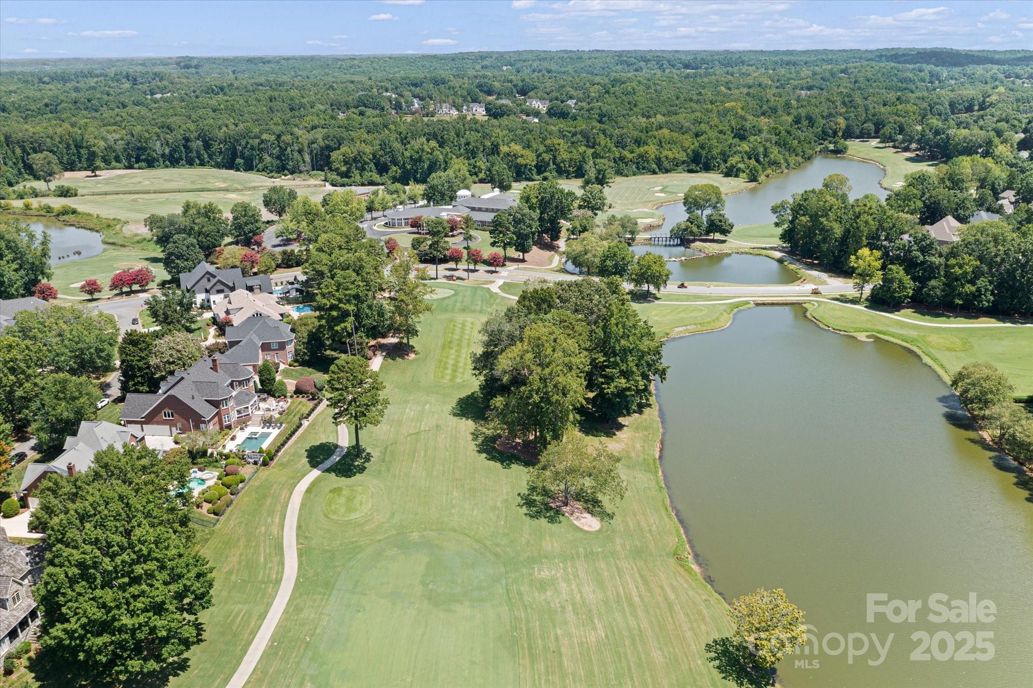 18916 Riverwind Lane Davidson, NC 28036 - Photo 35 of 38 an aerial view of residential house with outdoor space
