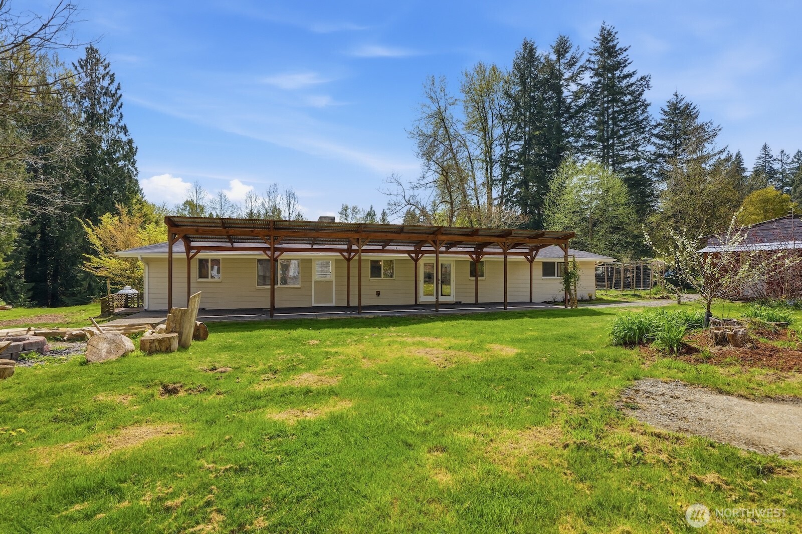 11617 Fay Road Northeast Carnation, WA 98014 - Photo 24 of 40 a view of a house with a big yard