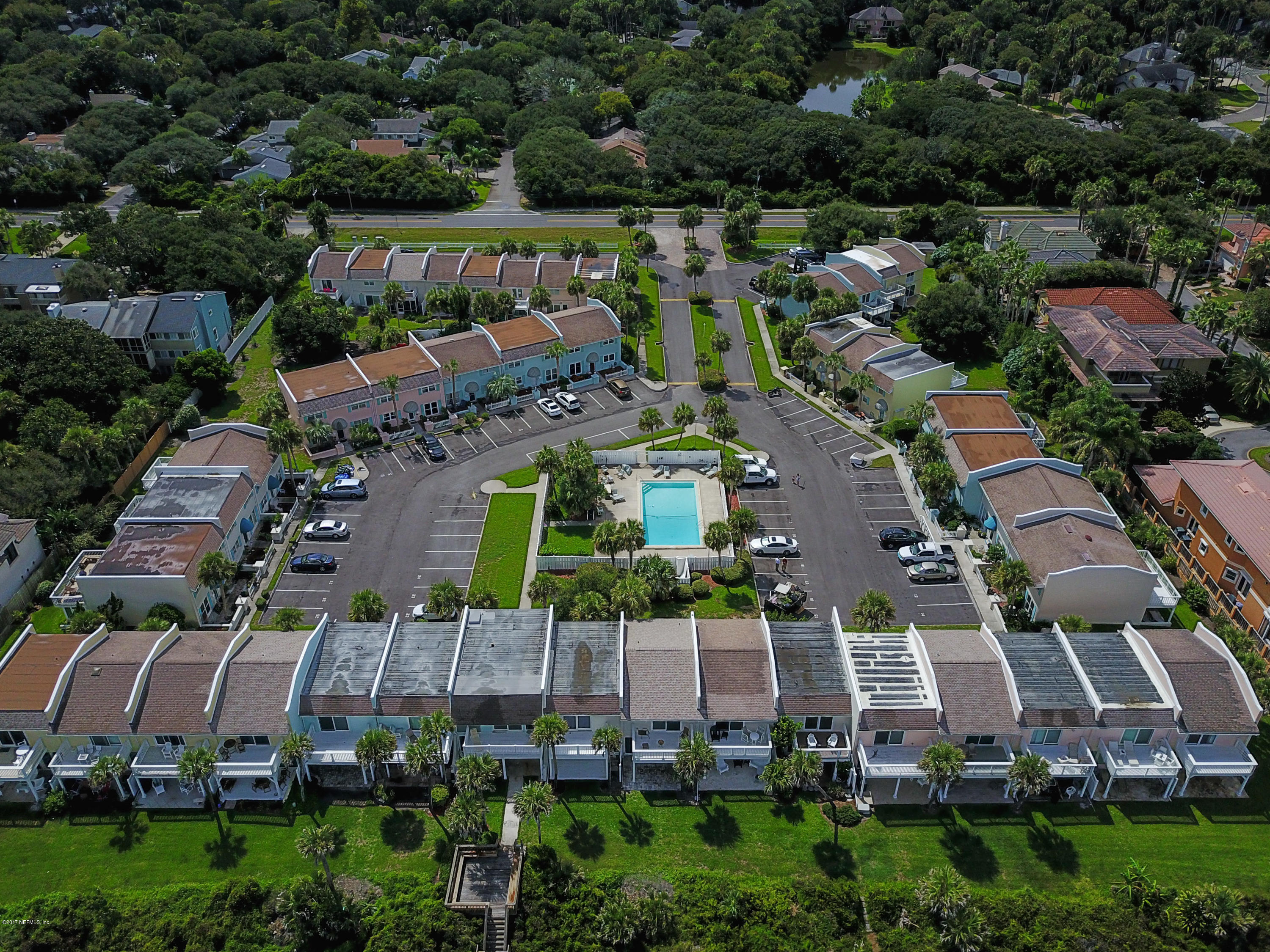 2233 Seminole Road, Unit 1 Atlantic Beach, FL 32233 - Photo 23 of 35 an aerial view of multiple house