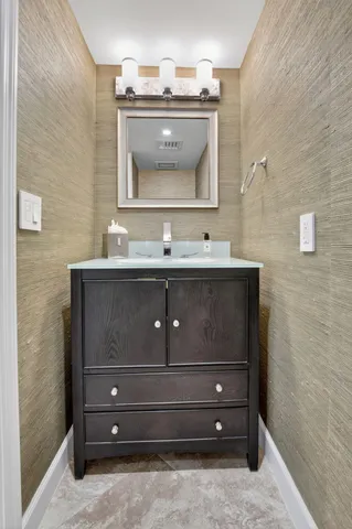 a view of an ocean and beach