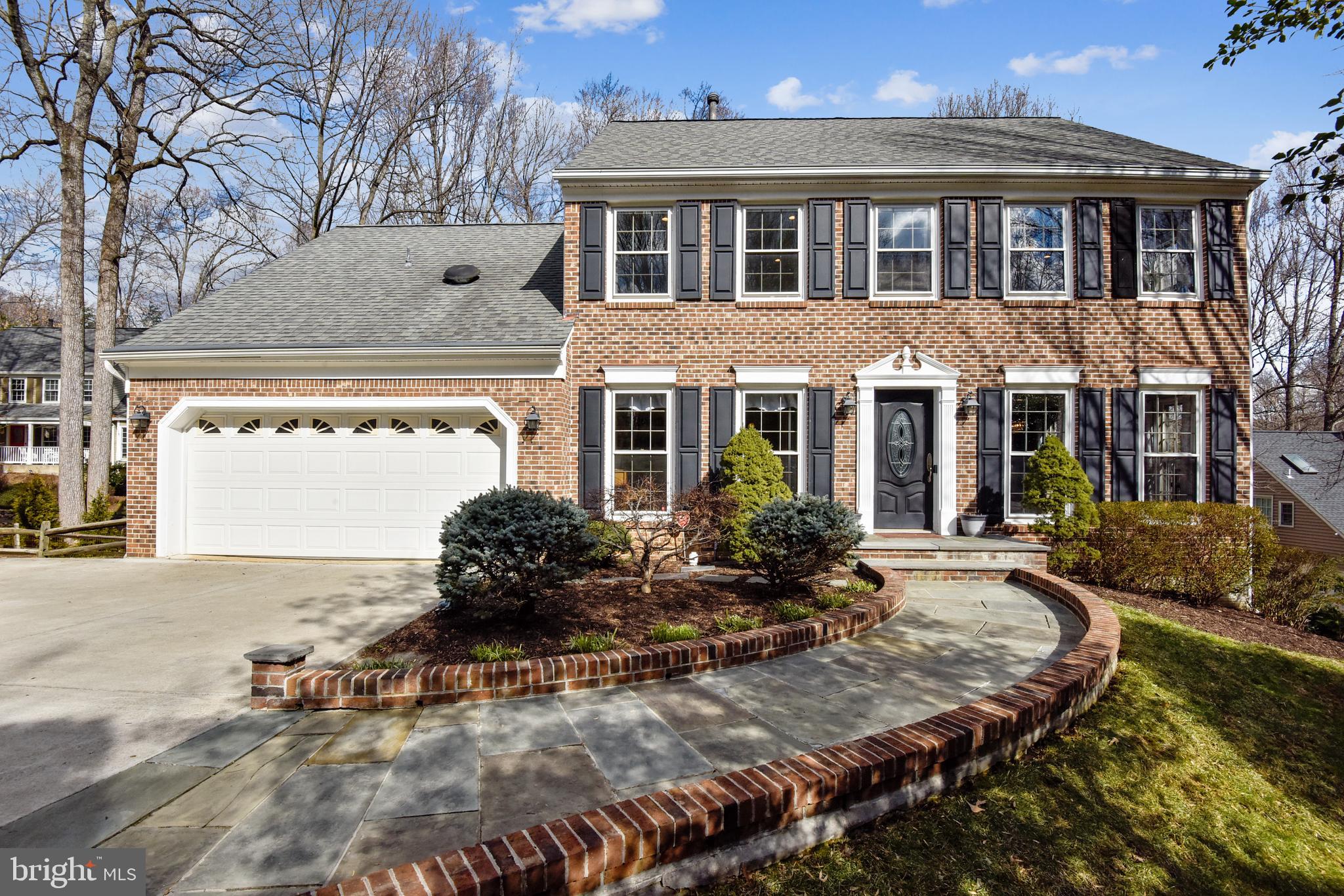 11924 Fawn Ridge Lane Reston, VA 20194 - Photo 2 of 58 Curved walkway edged by brick