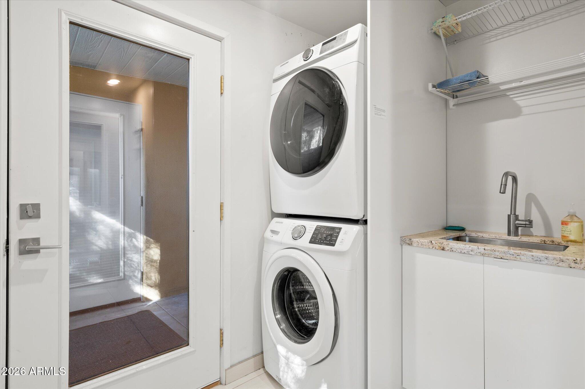 3812 East Coronado Road Phoenix, AZ 85008 - Photo 32 of 46 a utility room with dryer and washer
