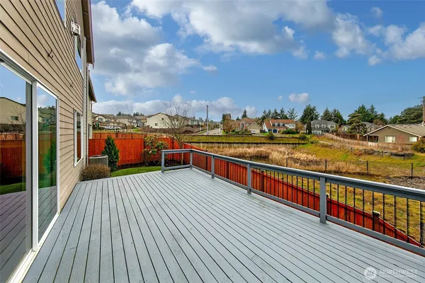 a view of city from a balcony