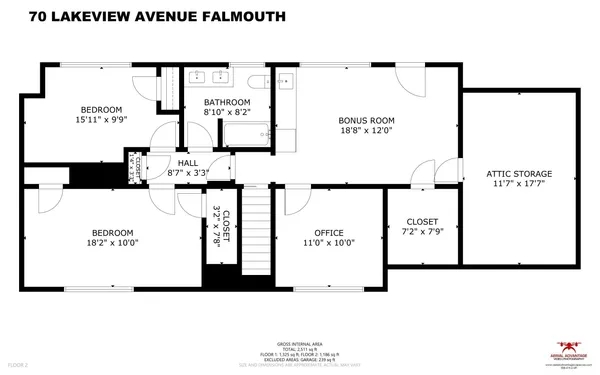 $999,500 | 70 Lakeview Avenue, Falmouth, MA 02540