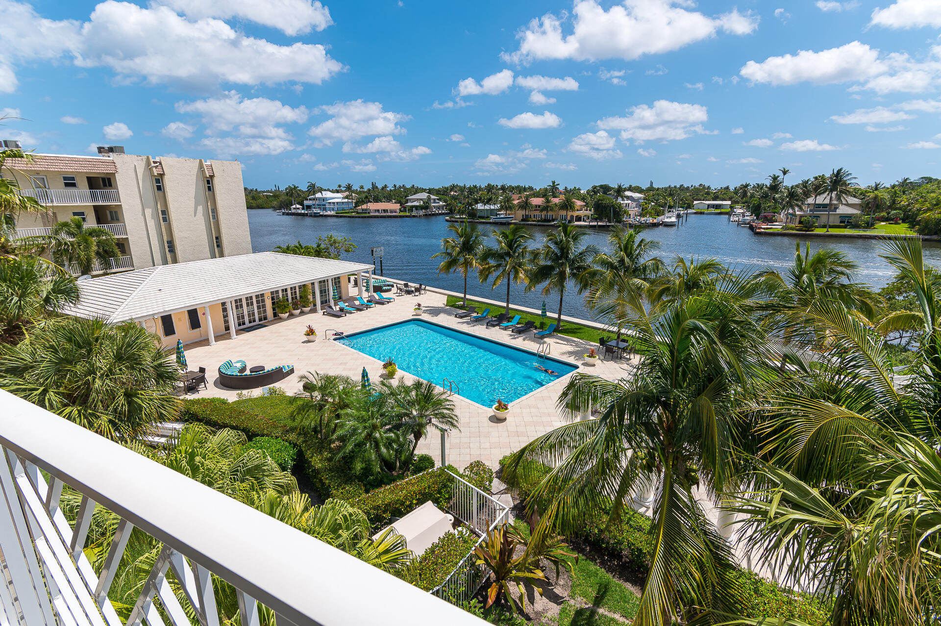 open balcony view!