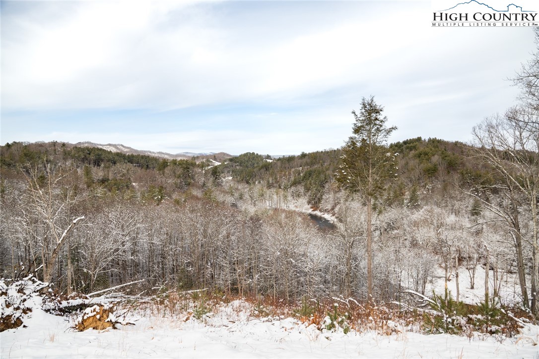 53 Autumn Leaf Way Crumpler, NC 28617 - Photo 17 of 34 a view of a dry yard with mountains in the background