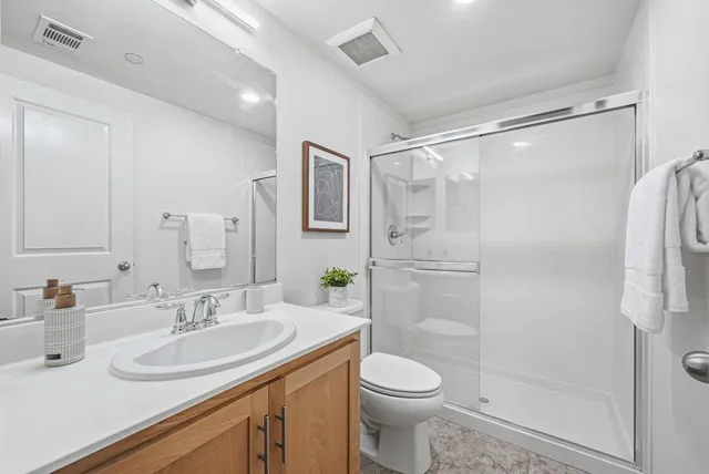 a front view of a building