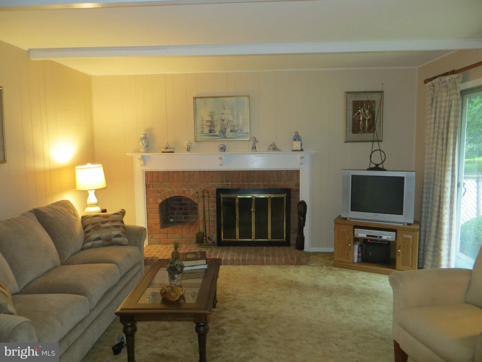 12504 Kuhl Road Silver Spring, MD 20902 - Photo 5 of 27 a living room with furniture and a fireplace