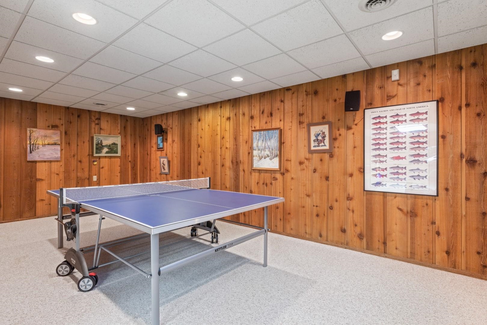 6351 Harlem Road Loves Park, IL 61111 - Photo 46 of 74 a room with table table tennis air hockey table and arcade game machine