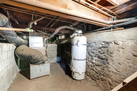 a view of storage and utility room