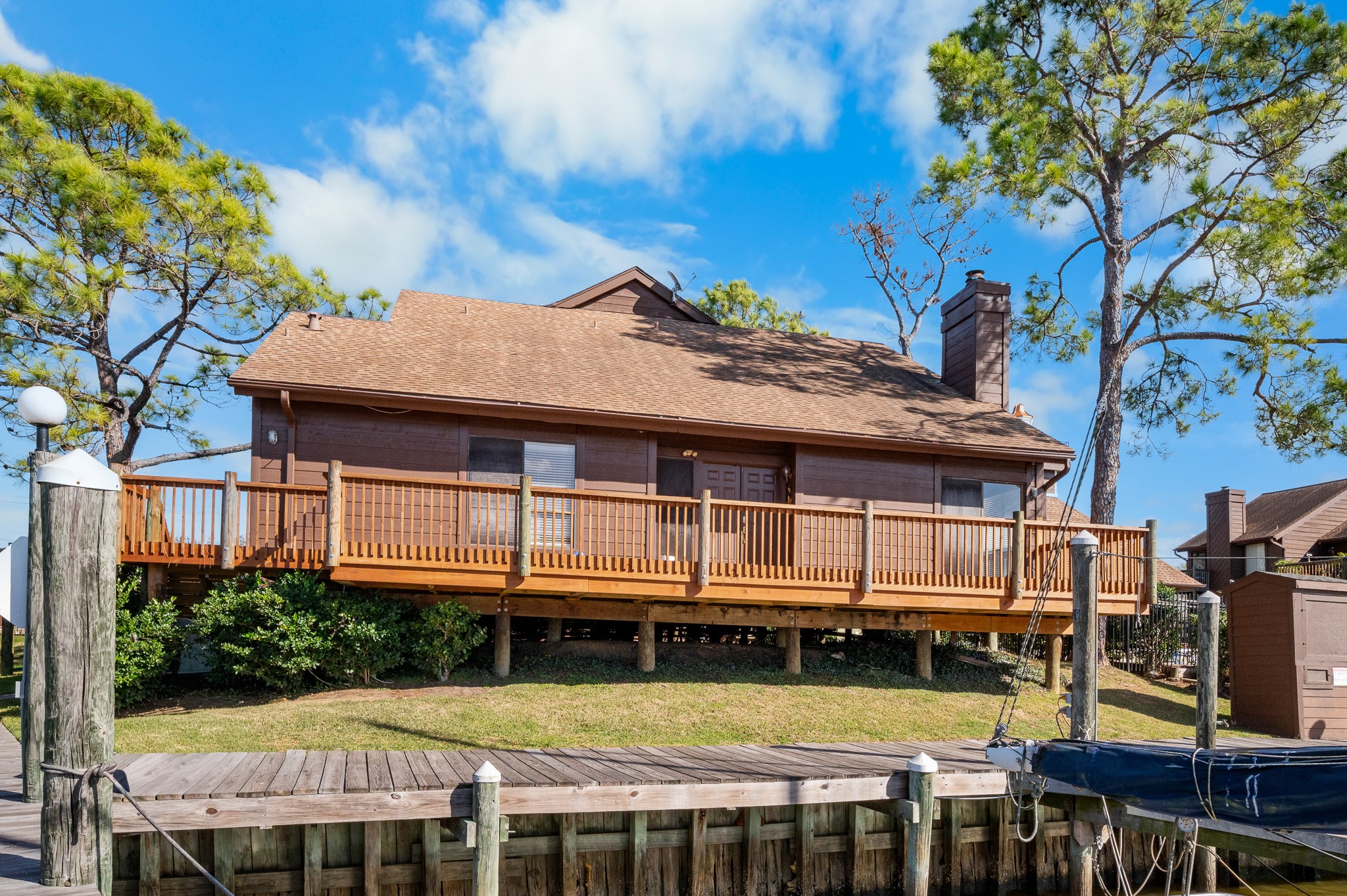 705 Davis Road League City, TX 77573 - Photo 20 of 26 Beautiful balcony with so much room to entertain all of your friends and family.