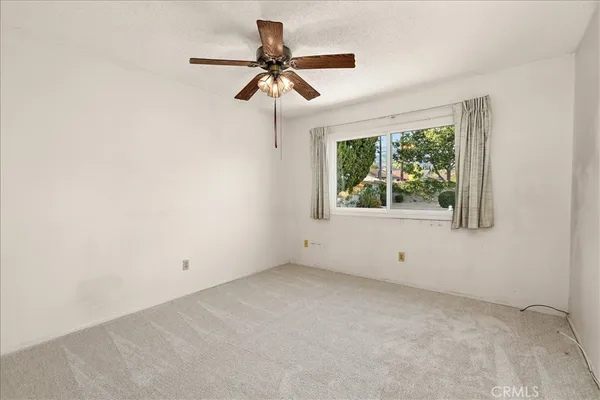 an empty room with window