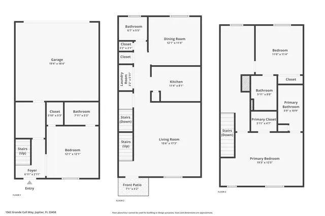 $498,000 | 1562 Grande Cull Way, Jupiter, FL 33458