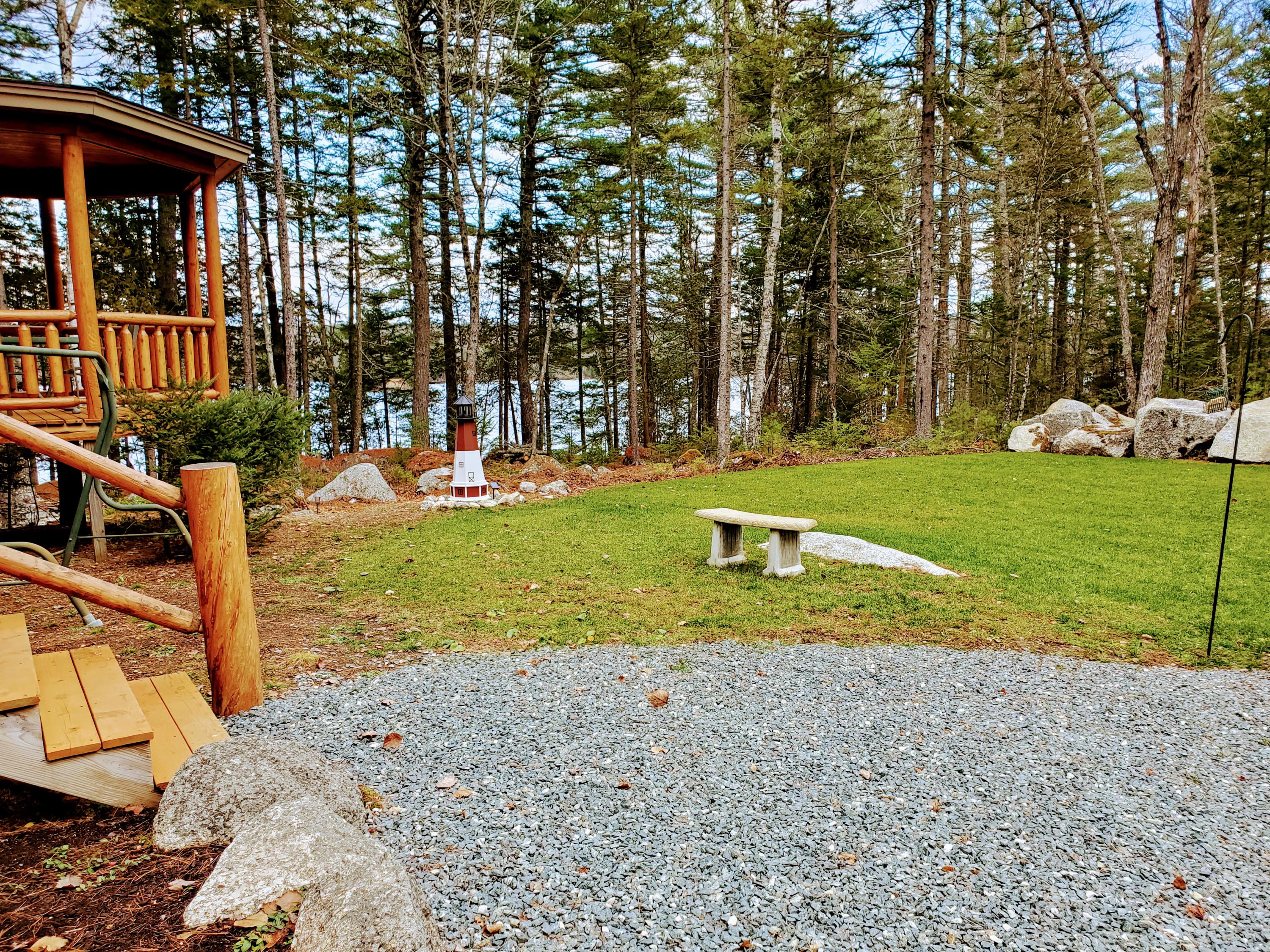 4 Lakeview Road Penobscot, ME 04476 - Photo 3 of 45 Front lawn w/wrap around deck