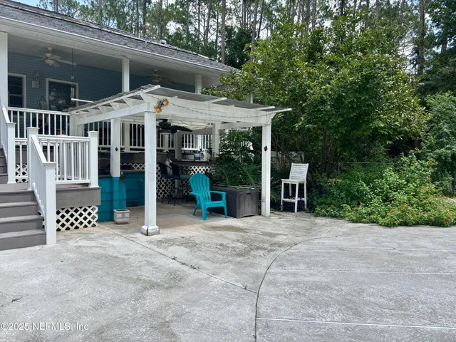 a view of a house with a porch