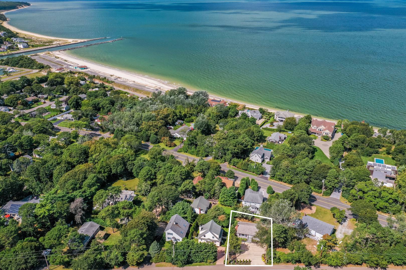 45 North Road Hampton Bays, NY 11946 - Photo 8 of 14 a view of a city